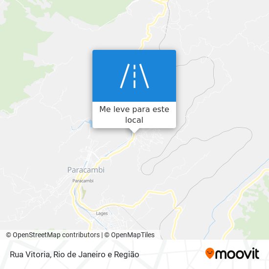 Rua Vitoria mapa