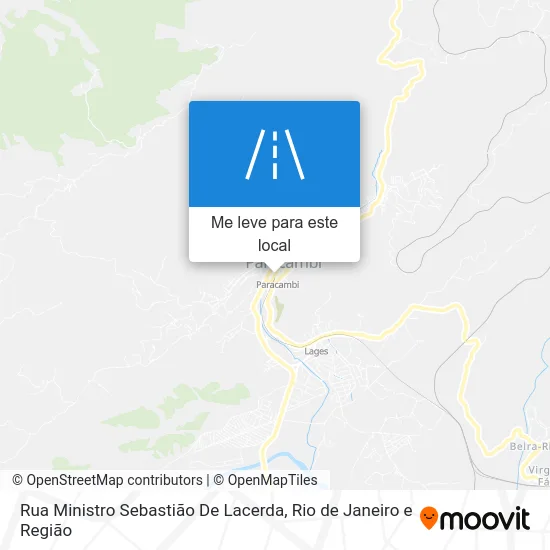 Rua Ministro Sebastião De Lacerda mapa
