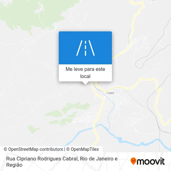 Rua Cipriano Rodrigues Cabral mapa