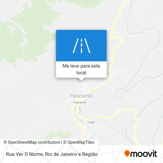 Rua Ver O Nome mapa