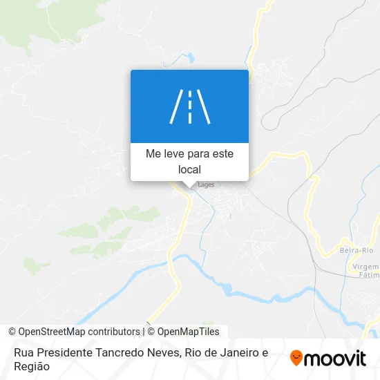 Rua Presidente Tancredo Neves mapa