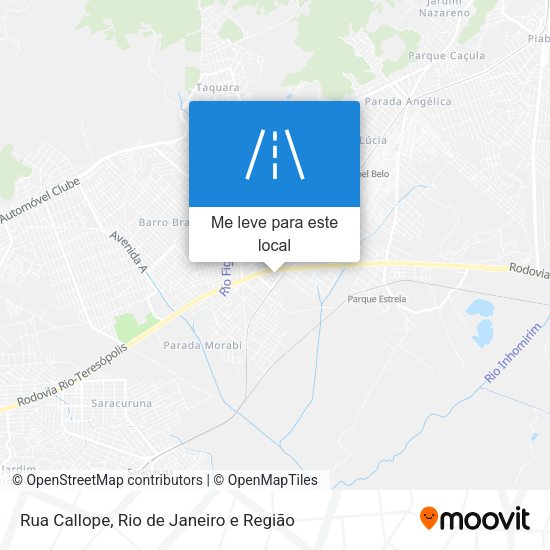 Rua Callope mapa