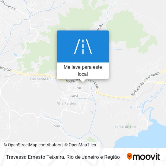 Travessa Ernesto Teixeira mapa