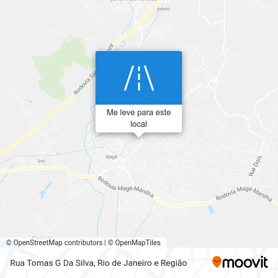 Rua Tomas G Da Silva mapa
