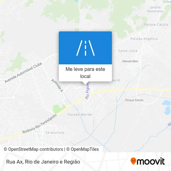 Rua Ax mapa