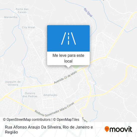 Rua Afonso Araujo Da Silveira mapa