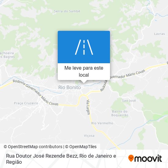 Rua Doutor José Rezende Bezz mapa