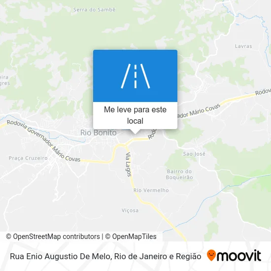 Rua Enio Augustio De Melo mapa