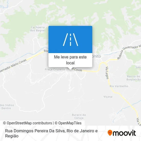 Rua Domingos Pereira Da Silva mapa