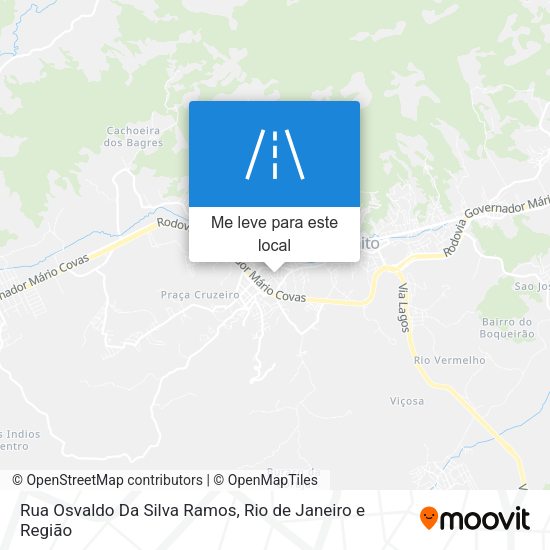 Rua Osvaldo Da Silva Ramos mapa