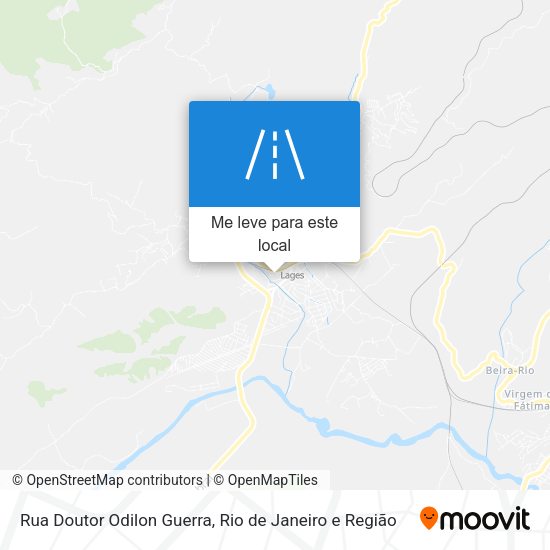 Rua Doutor Odilon Guerra mapa