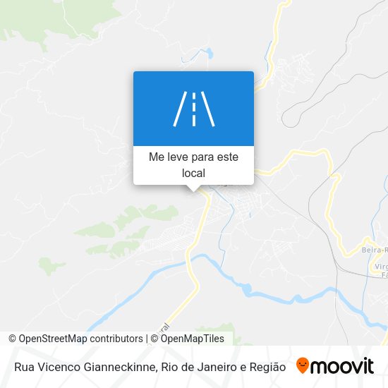 Rua Vicenco Gianneckinne mapa