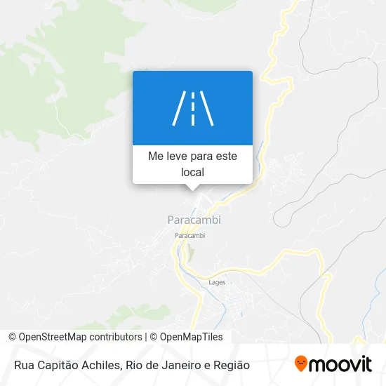 Rua Capitão Achiles mapa