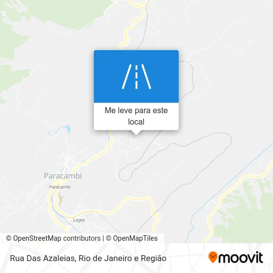 Rua Das Azaleias mapa