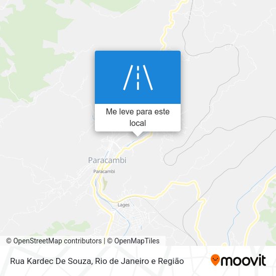Rua Kardec De Souza mapa