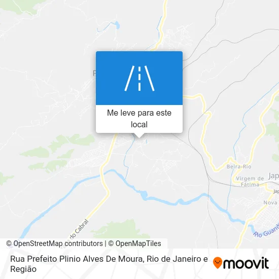 Rua Prefeito Plinio Alves De Moura mapa