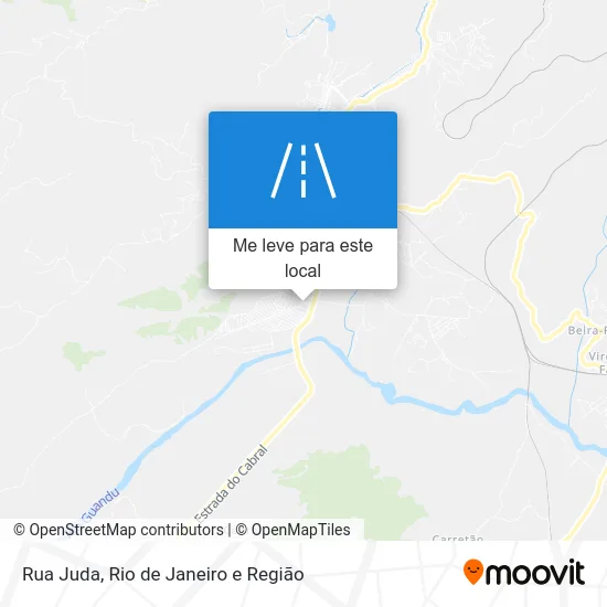 Rua Juda mapa
