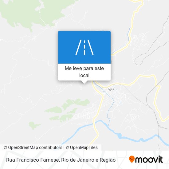 Rua Francisco Farnese mapa