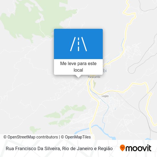 Rua Francisco Da Silveira mapa