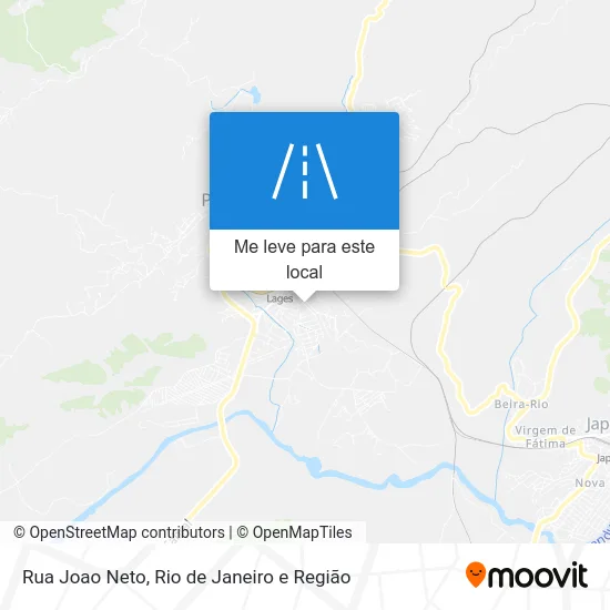 Rua Joao Neto mapa