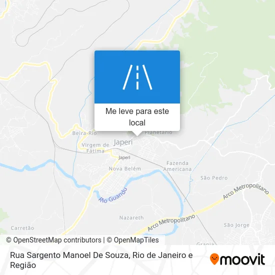 Rua Sargento Manoel De Souza mapa