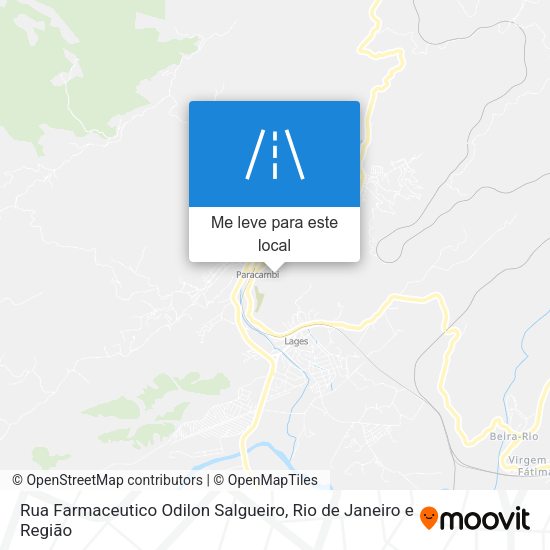 Rua Farmaceutico Odilon Salgueiro mapa