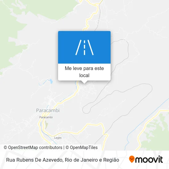 Rua Rubens De Azevedo mapa
