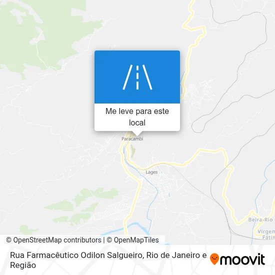 Rua Farmacêutico Odilon Salgueiro mapa