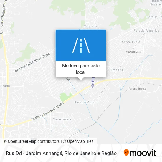 Rua Dd - Jardim Anhangá mapa