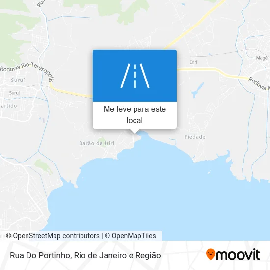 Rua Do Portinho mapa