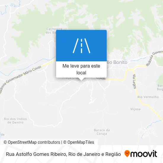 Rua Astolfo Gomes Ribeiro mapa