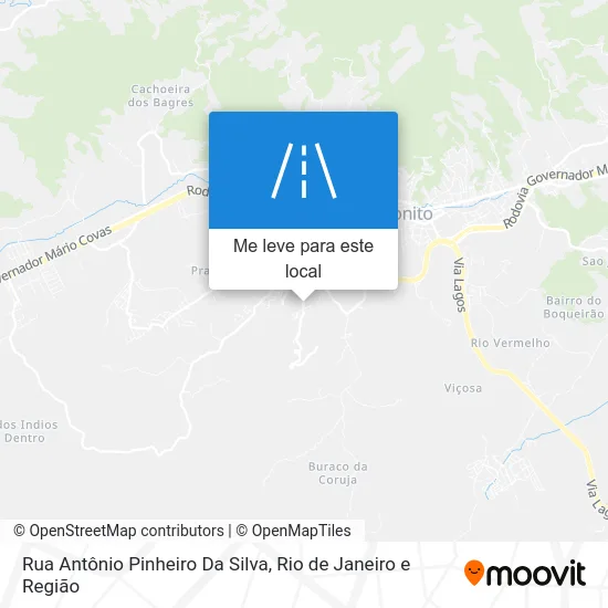Rua Antônio Pinheiro Da Silva mapa