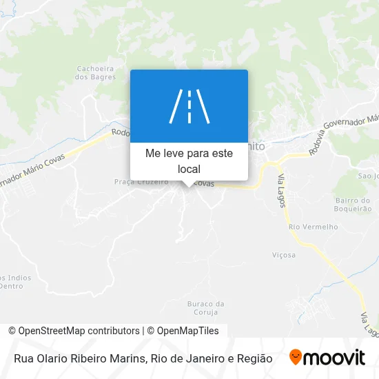 Rua Olario Ribeiro Marins mapa