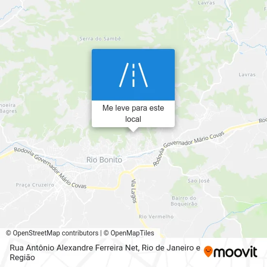 Rua Antônio Alexandre Ferreira Net mapa