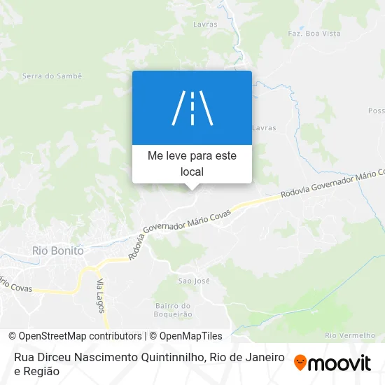 Rua Dirceu Nascimento Quintinnilho mapa