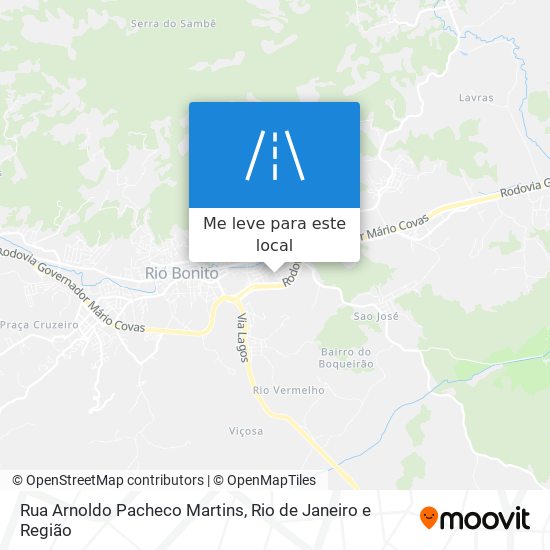 Rua Arnoldo Pacheco Martins mapa