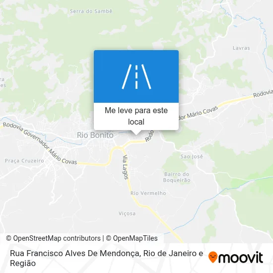 Rua Francisco Alves De Mendonça mapa