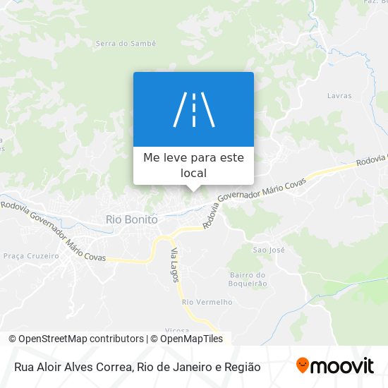 Rua Aloir Alves Correa mapa