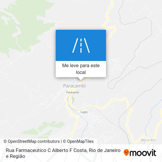 Rua Farmaceutico C Alberto F Costa mapa
