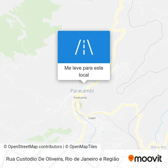 Rua Custodio De Oliveira mapa