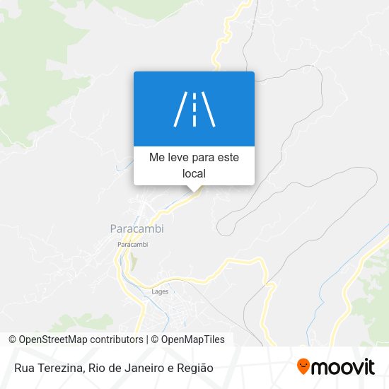 Rua Terezina mapa