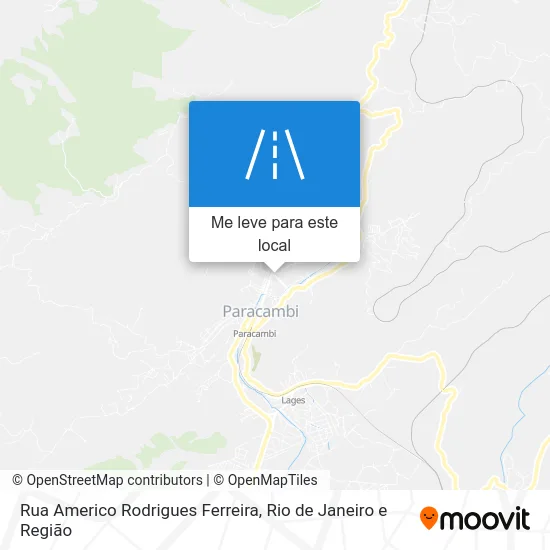 Rua Americo Rodrigues Ferreira mapa