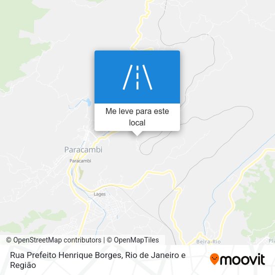 Rua Prefeito Henrique Borges mapa