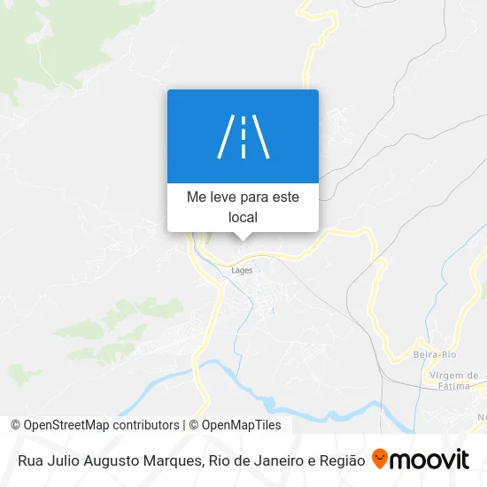 Rua Julio Augusto Marques mapa