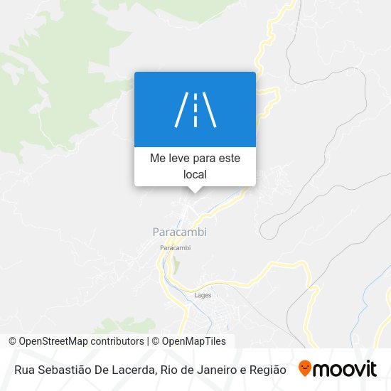 Rua Sebastião De Lacerda mapa