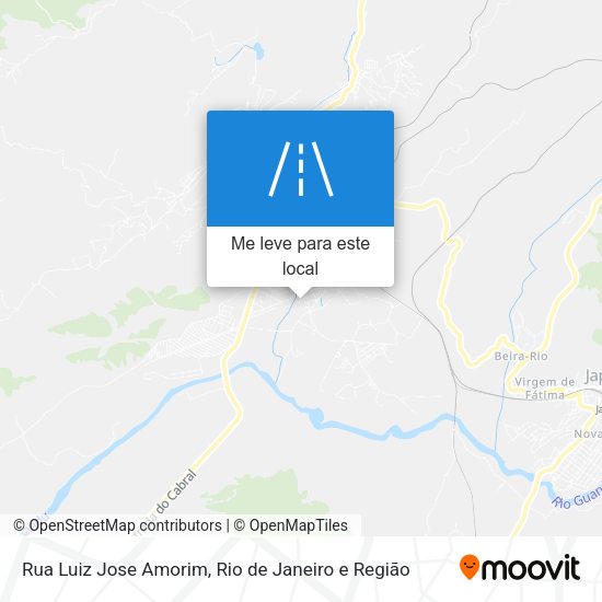Rua Luiz Jose Amorim mapa