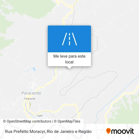 Rua Prefeito Moracyr mapa