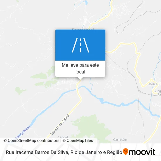 Rua Iracema Barros Da Silva mapa