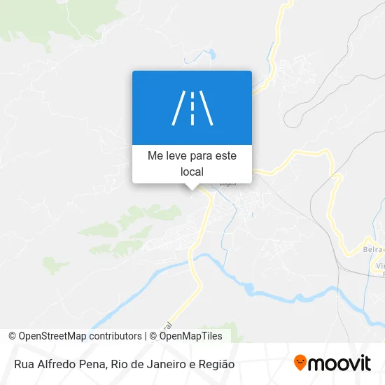 Rua Alfredo Pena mapa