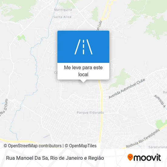 Rua Manoel Da Sa mapa